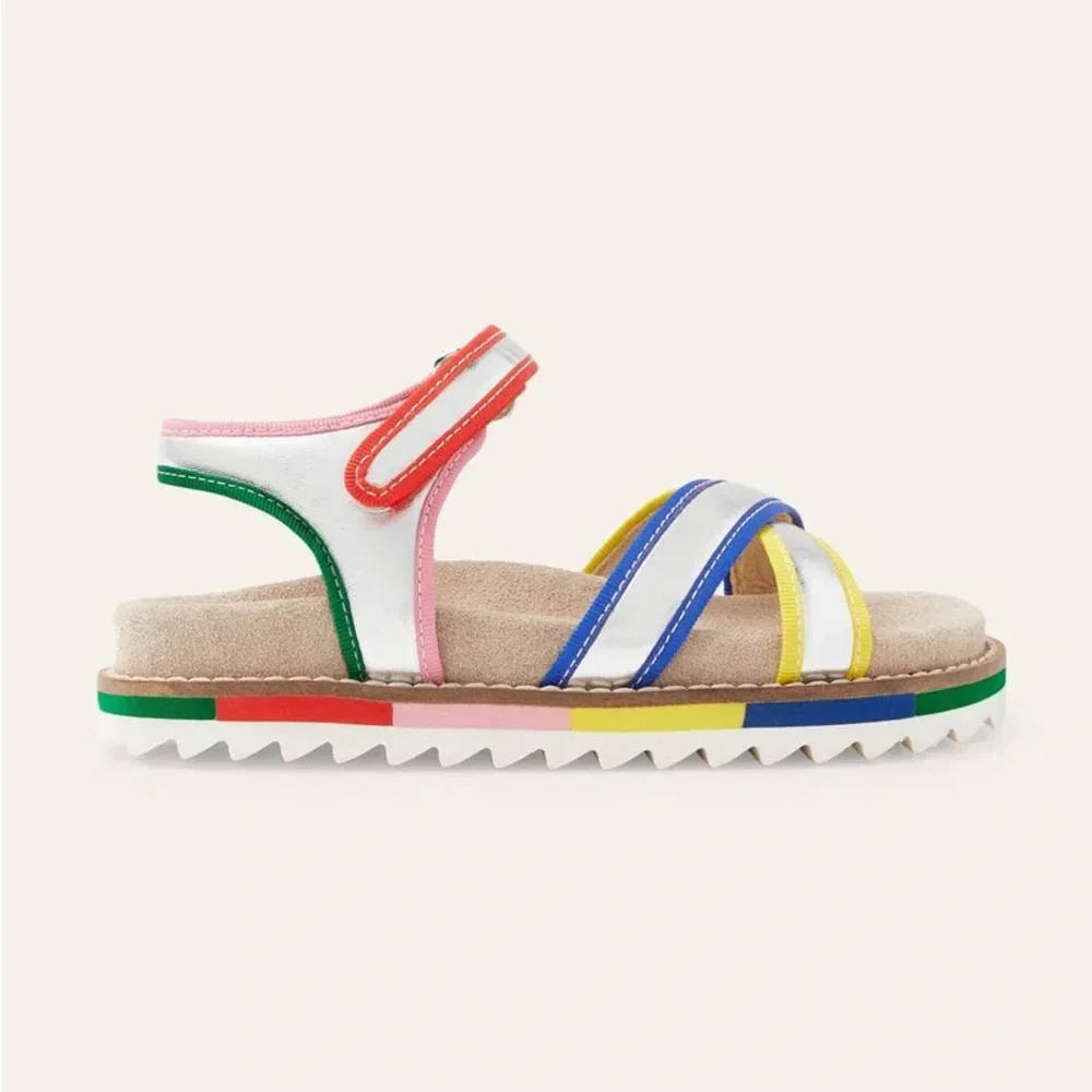 Mini Boden Colorblock Sandals - Picture 2 of 6